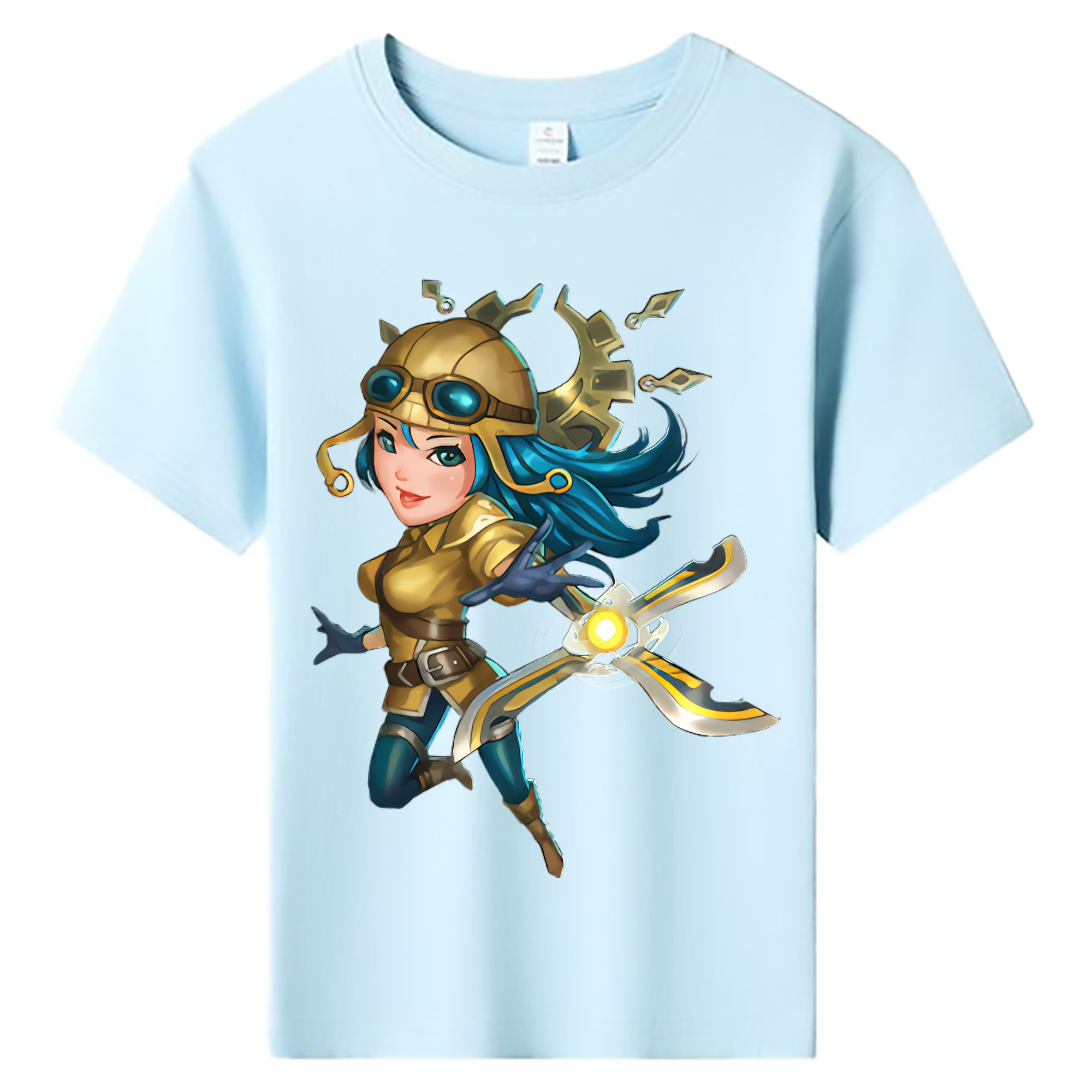 （画像用） リーグ・オブ・レジェンド League of Legends LOL 綿100％キッズTシャツ（フロントプリント）